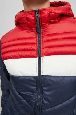 Jack & Jones Casaco Acolchoado Tipo Puffer Com Capuz Marinho New