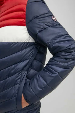 Jack & Jones Casaco Acolchoado Tipo Puffer Com Capuz Marinho New