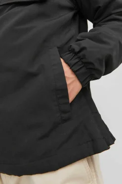 Jack & Jones Casaco Anoraque Com Capuz Preto Clearance