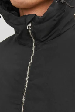 Jack & Jones Casaco Anoraque Com Capuz Preto Clearance