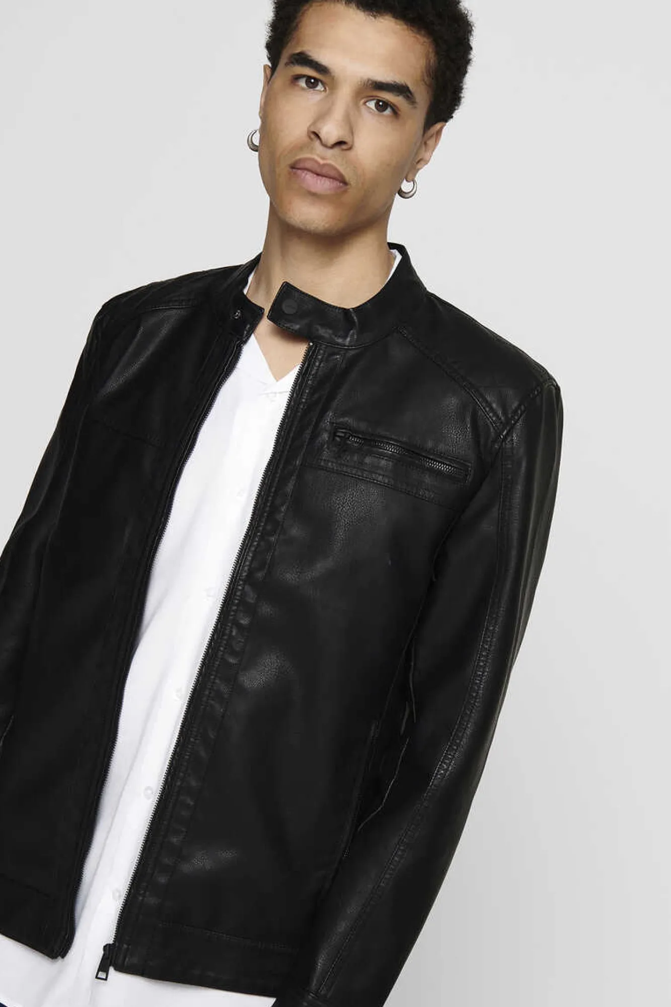 Only & Sons Casaco Biker Preto Best