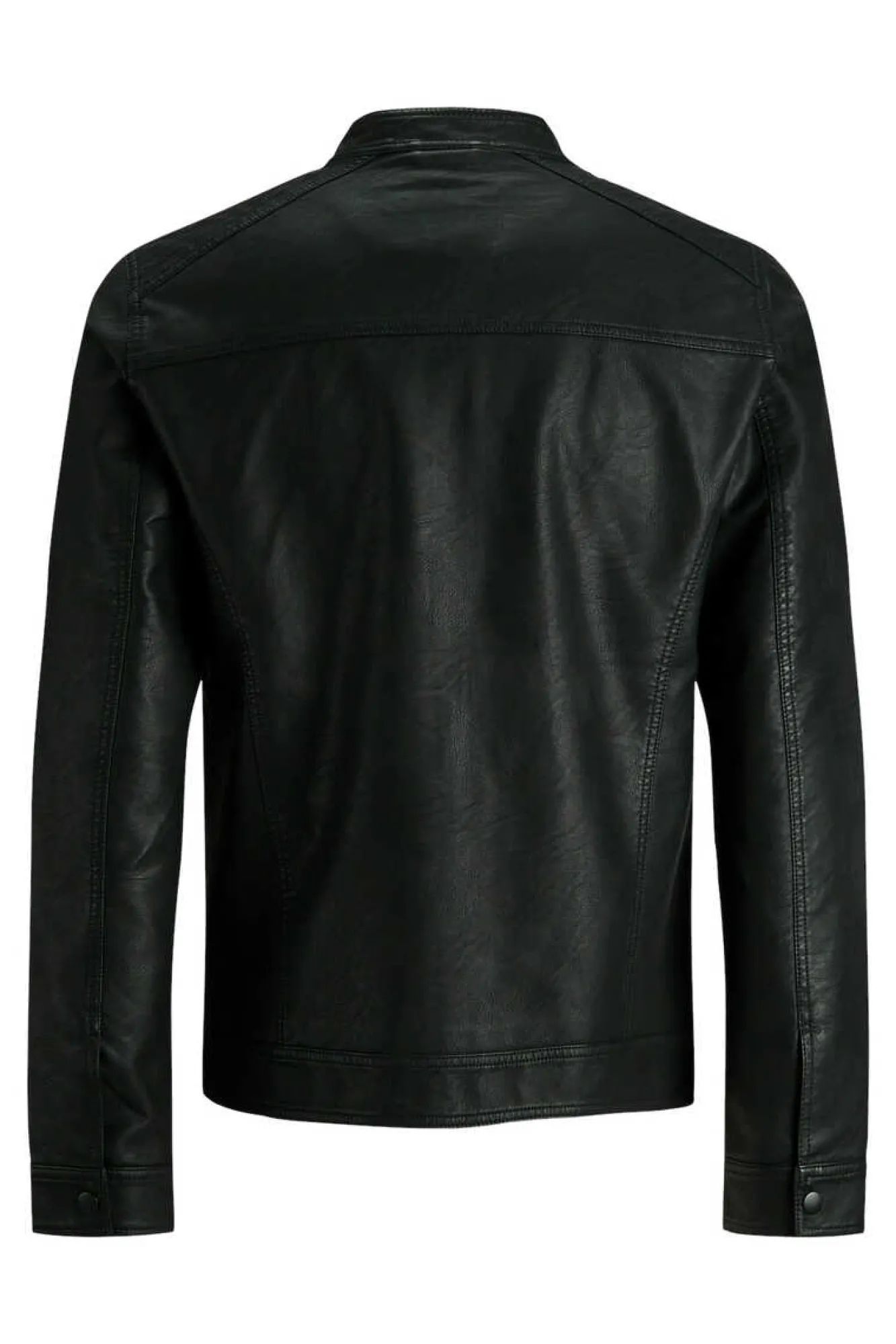 Jack & Jones Casaco Biker Efeito Pele Preto Clearance