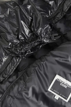 Jack & Jones Casaco Biker Efeito Pele Plus Preto Discount