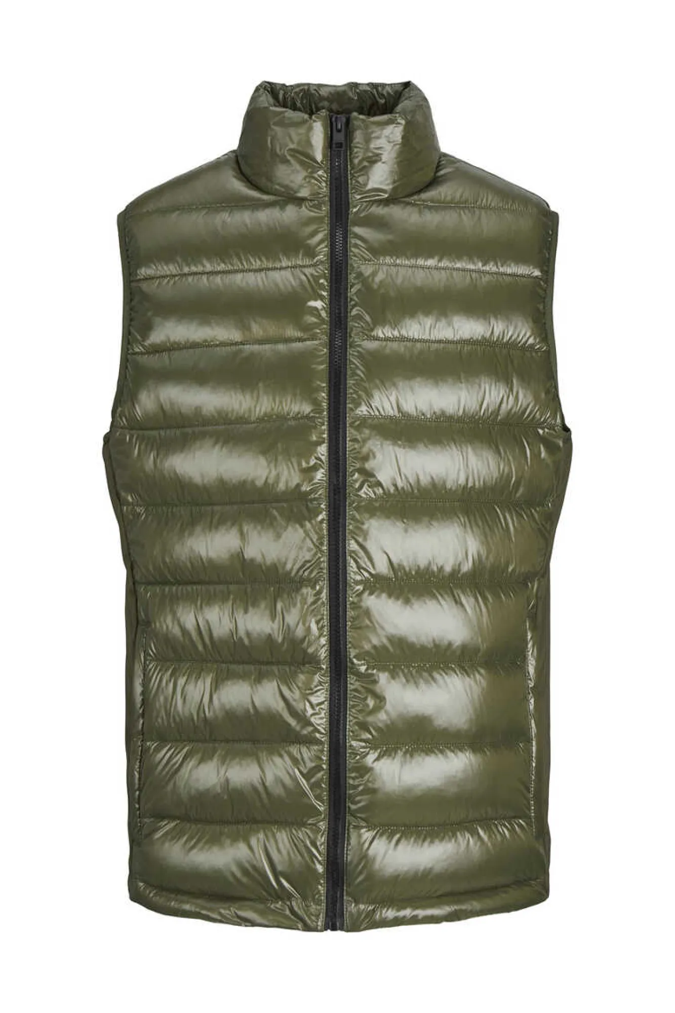 Jack & Jones Casaco Biker Efeito Pele Plus Verde Clearance