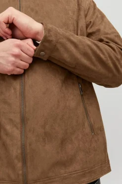 Casaco Biker Efeito Pele Plus