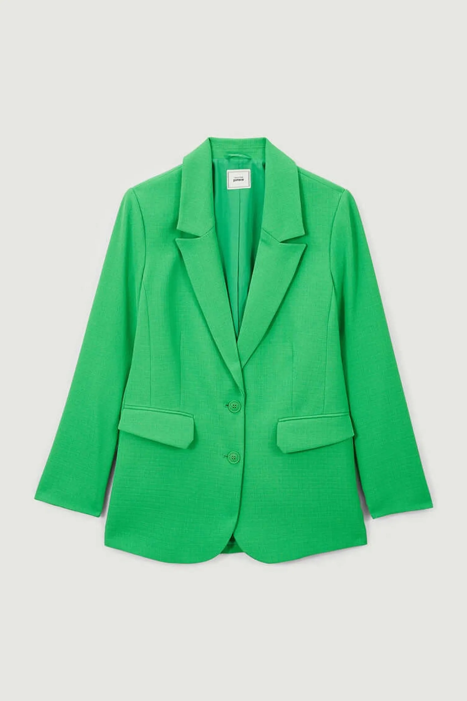 Pimkie Blusoes E Casacos-Casaco Blazer De Tecido Tramado