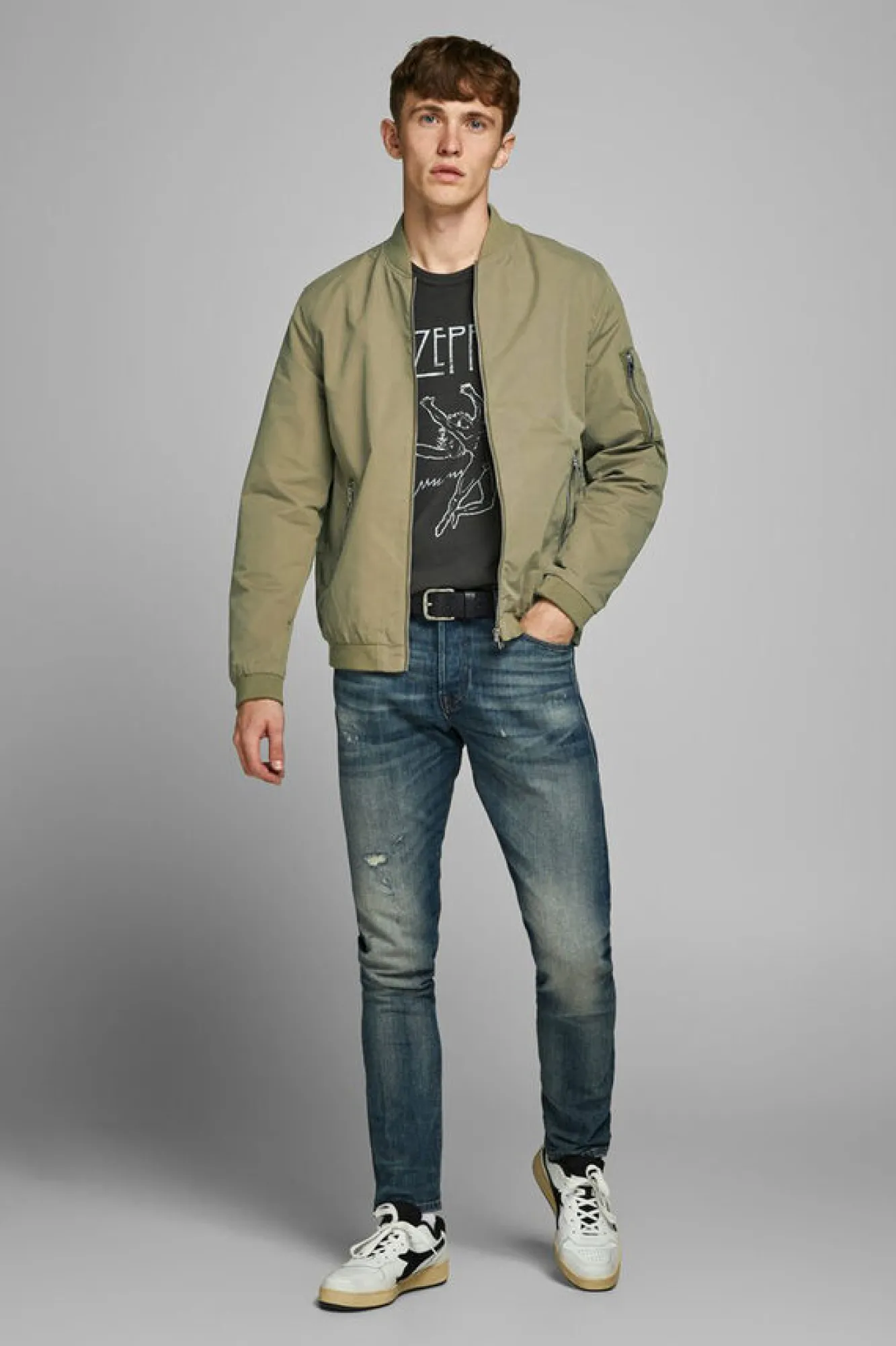 Jack & Jones Casaco Bomber Verde Online