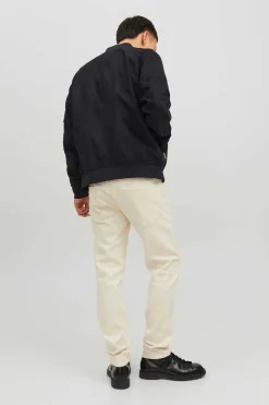 Jack & Jones Casaco Bomber Efeito Pele Preto Best