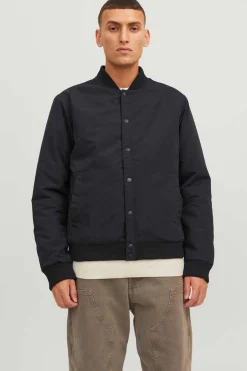 Jack & Jones Casaco Bomber Estilo College Preto Discount