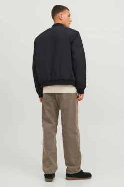 Jack & Jones Casaco Bomber Estilo College Preto Discount