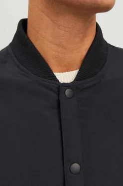 Jack & Jones Casaco Bomber Estilo College Preto Discount