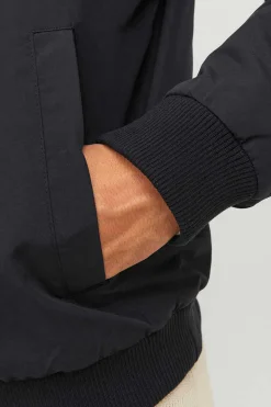 Jack & Jones Casaco Bomber Estilo College Preto Discount