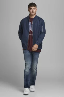 Jack & Jones PLUS Casaco Bomber Leve Plus Marinho Outlet