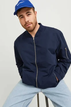 Jack & Jones PLUS Casaco Bomber Leve Plus Marinho Outlet