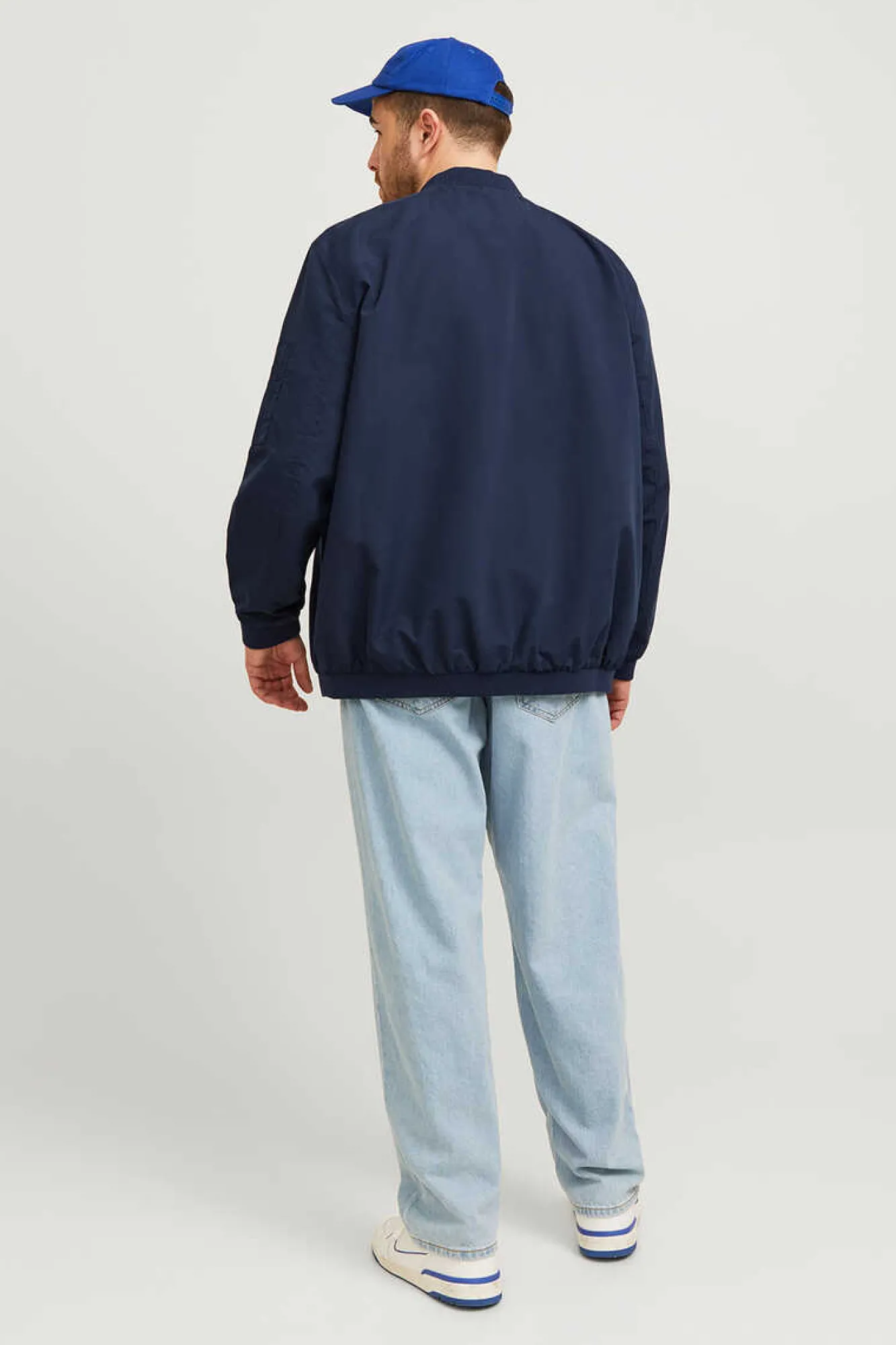 Jack & Jones PLUS Casaco Bomber Leve Plus Marinho Outlet