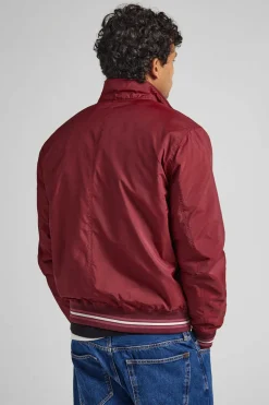 Pepe Jeans Casaco Bomber Tecido Reciclado Vermelho Clearance