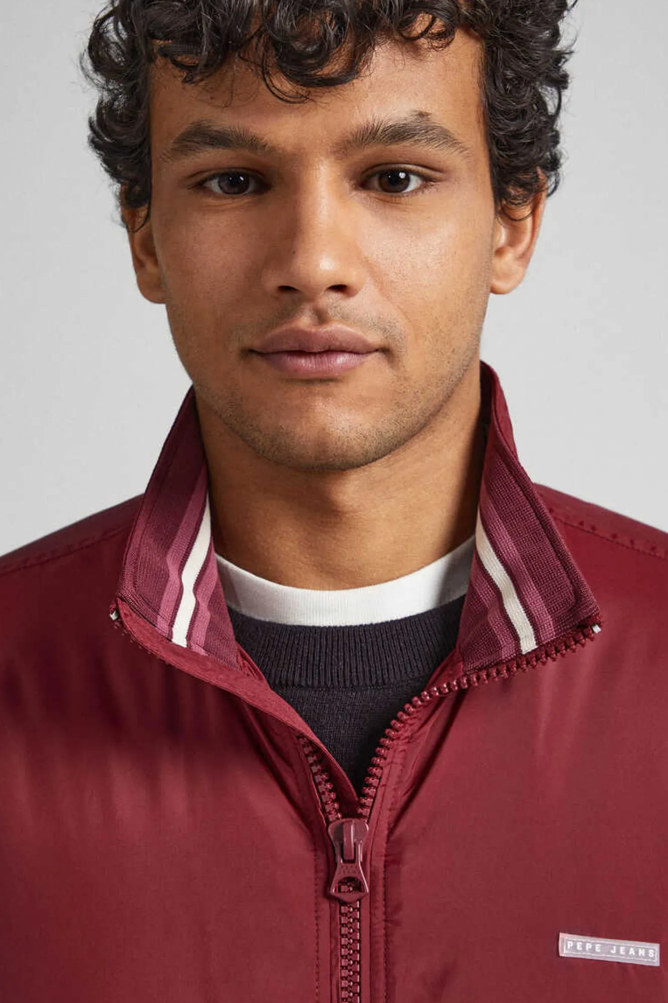 Pepe Jeans Casaco Bomber Tecido Reciclado Vermelho Clearance