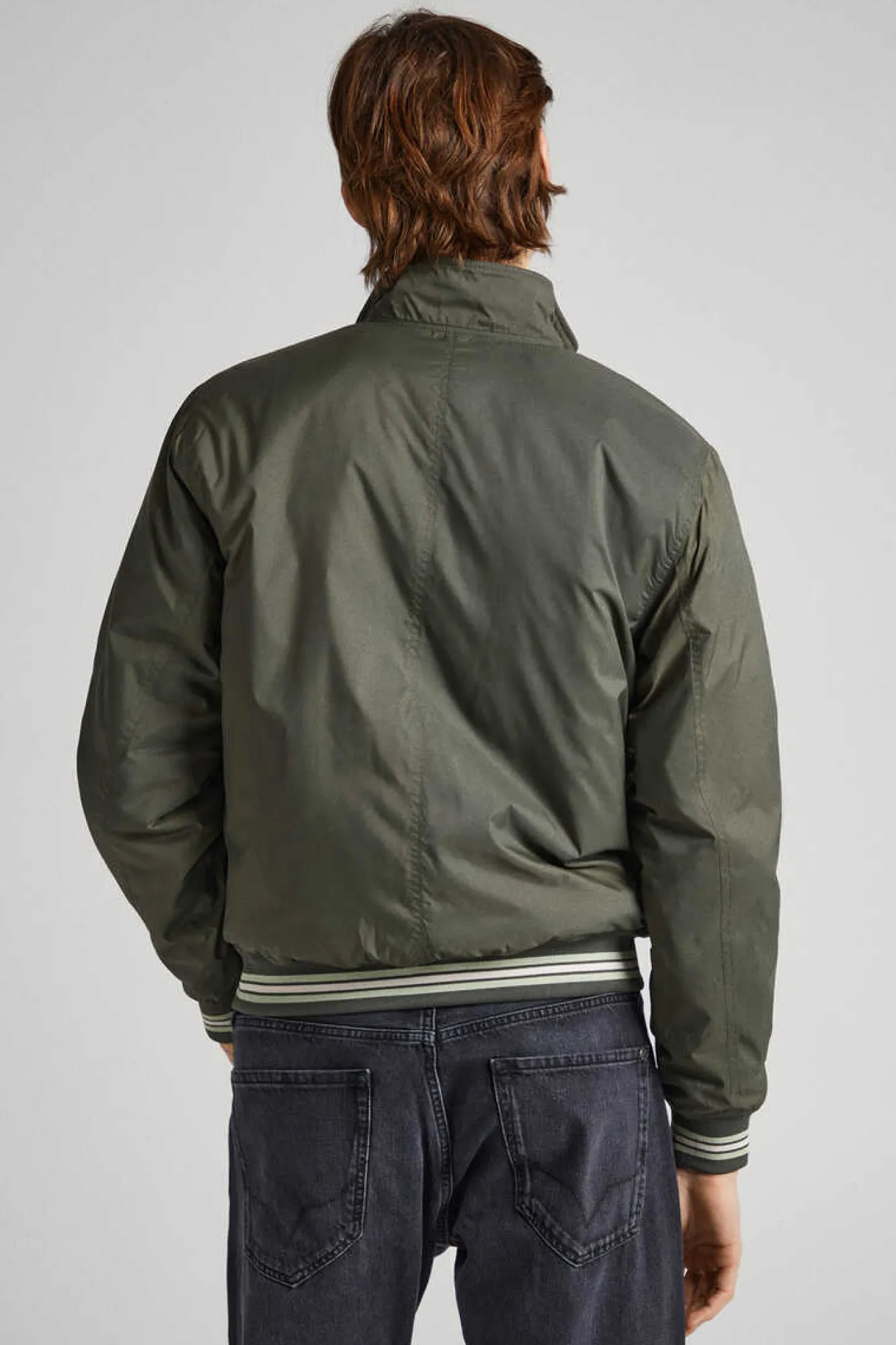 Pepe Jeans Casaco Bomber Tecido Reciclado Verde Online