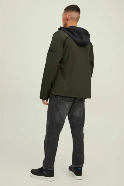 Jack & Jones Casaco Capuz Verde Hot