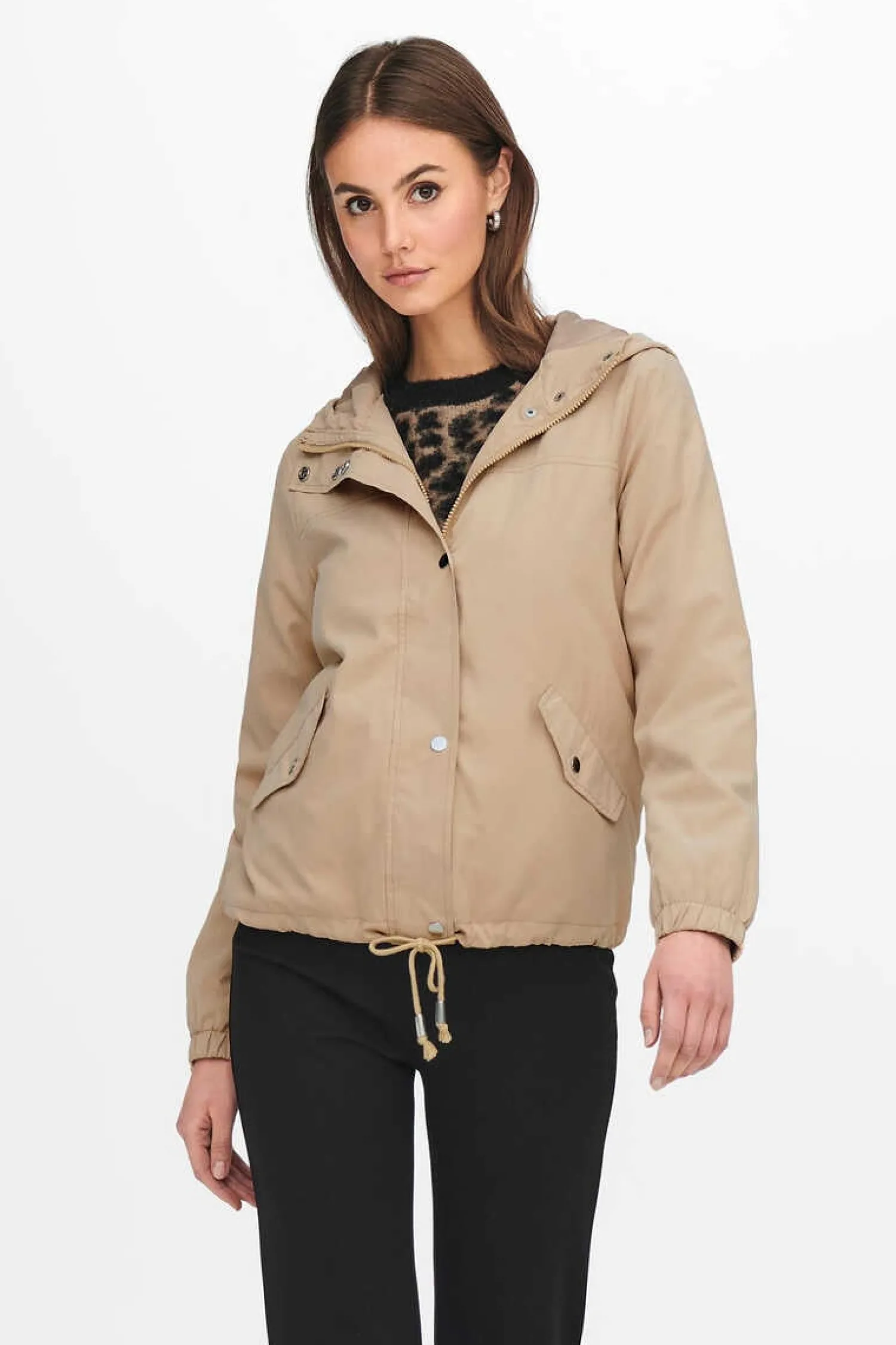 JDY Blusoes E Casacos-Casaco Com Capuz