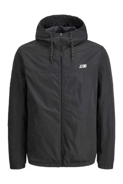Jack & Jones Casaco Com Capuz Preto Sale