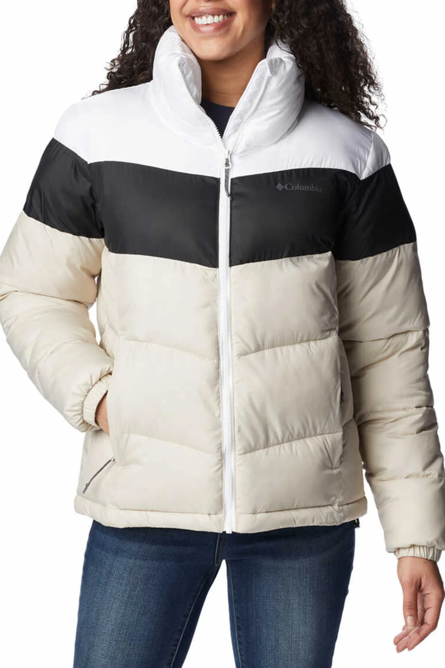 Columbia Sobretudos E Parkas-Casaco Com Color Block Puffect™ Para Mulher