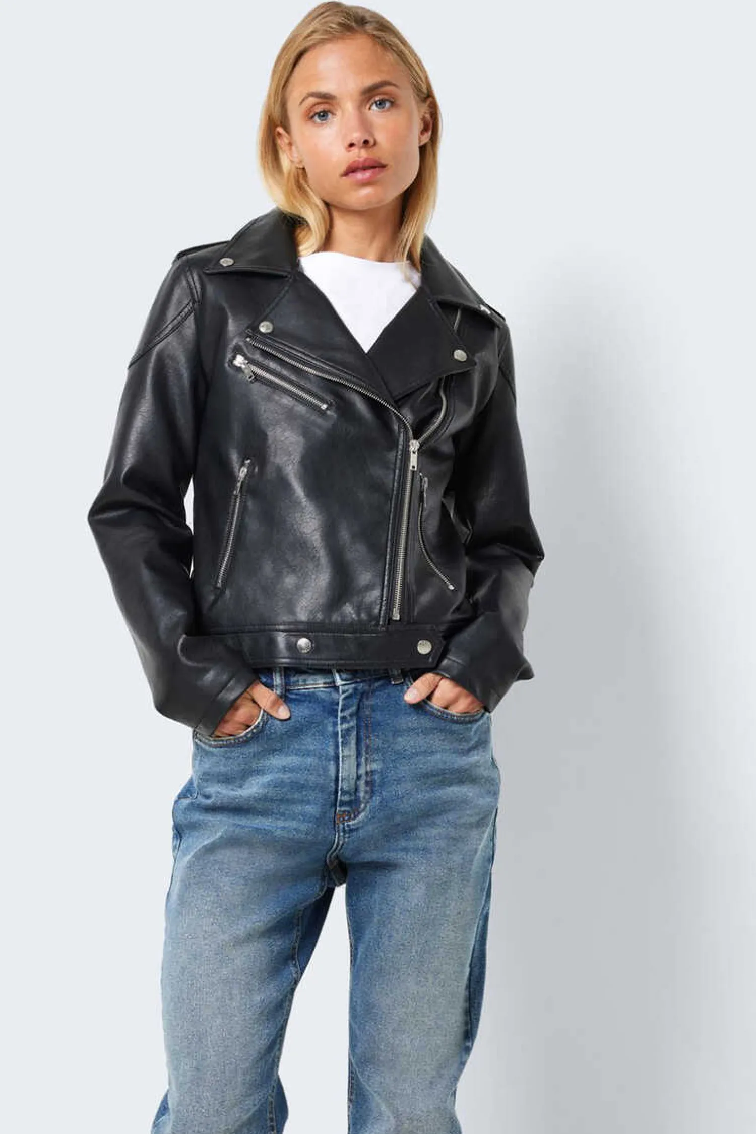 Noisy May Blusoes E Casacos-Casaco Com Lapela