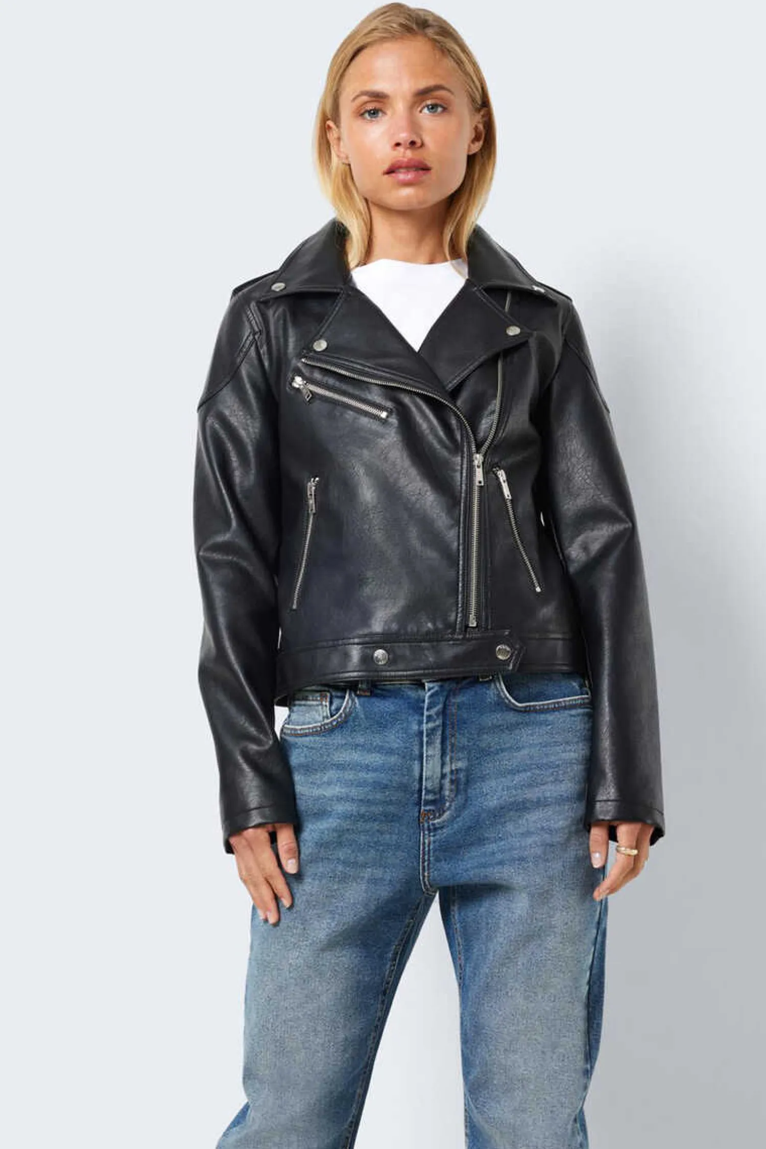 Noisy May Blusoes E Casacos-Casaco Com Lapela