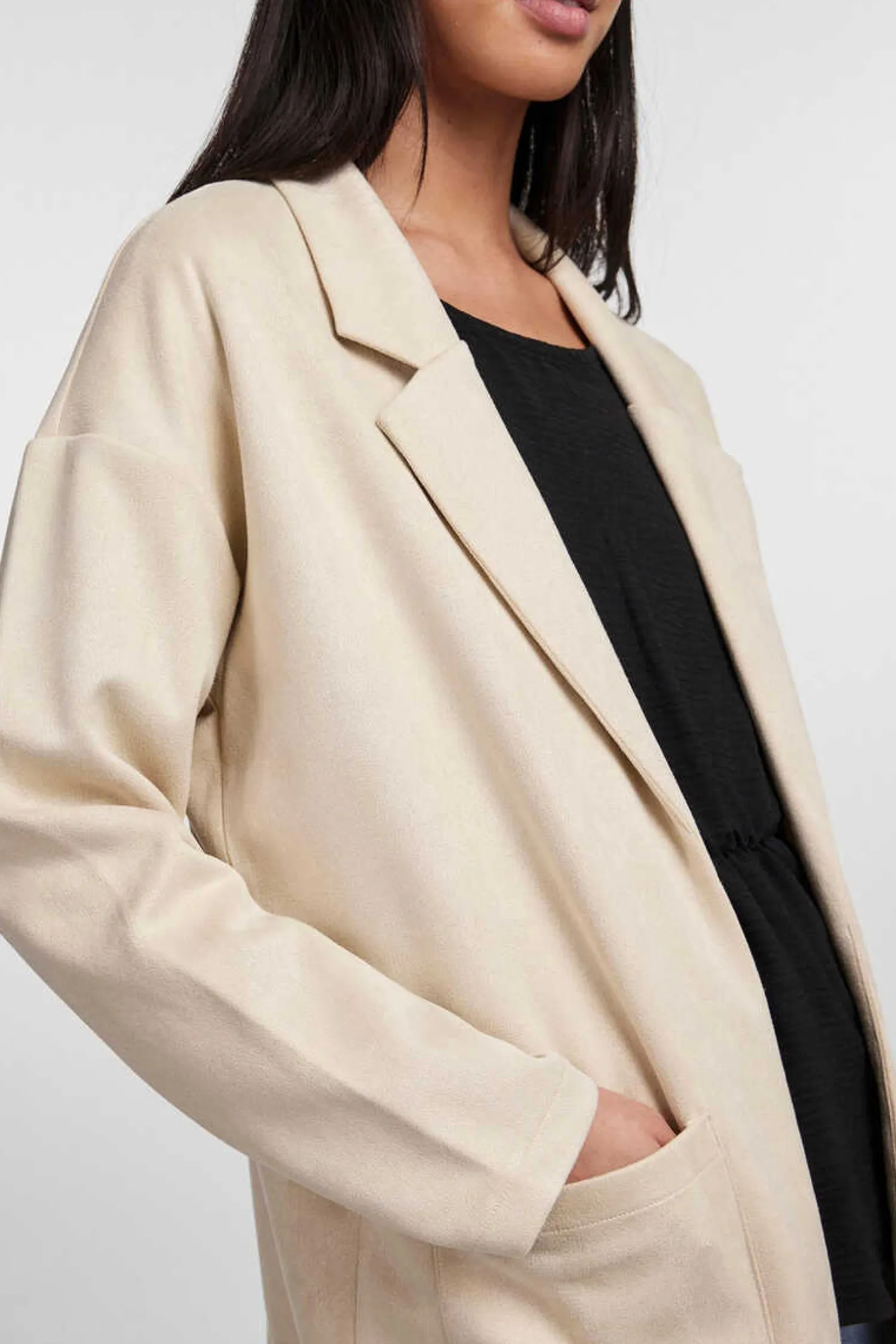 Pieces Blusoes E Casacos-Casaco Comprido