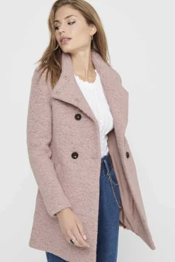 Only Sobretudos E Parkas-Casaco Comprido Com Botoes