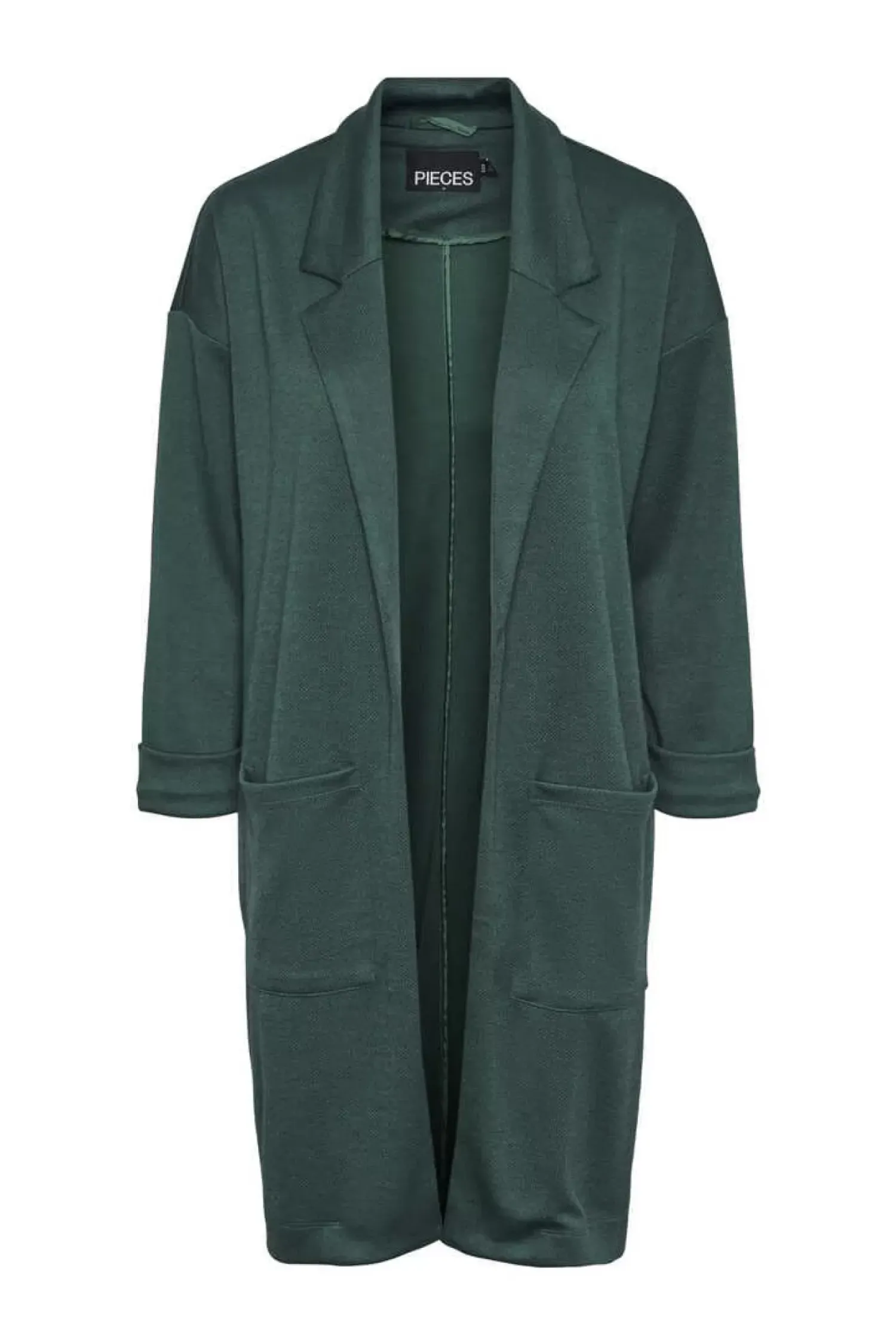 Pieces Blusoes E Casacos-Casaco Comprido De Mulher