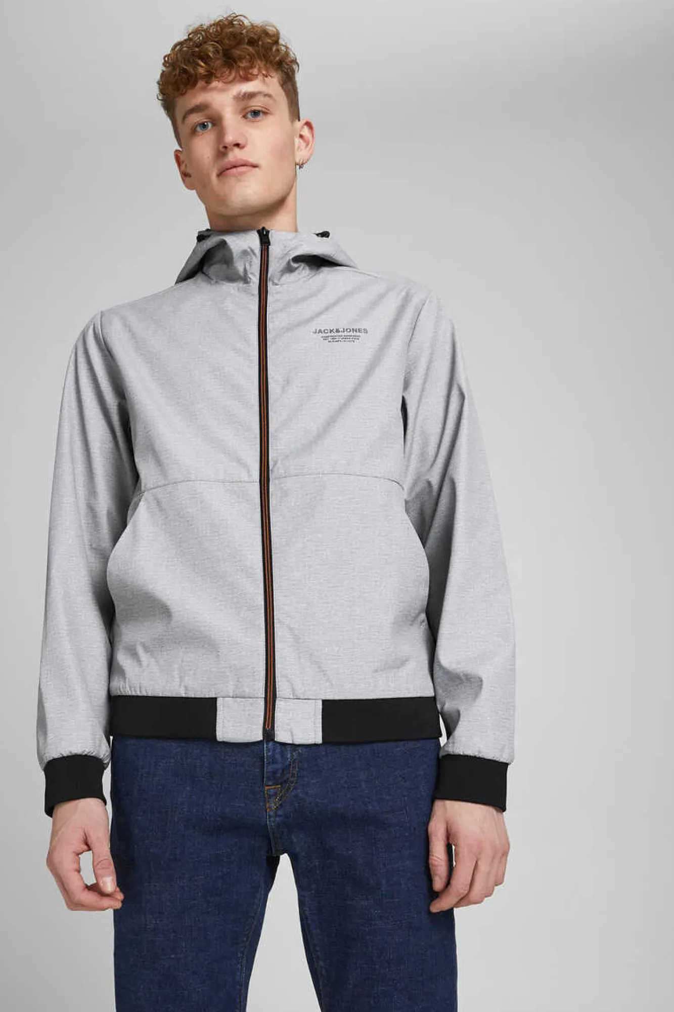 Jack & Jones Casaco Corta-Vento Cinzento Hot