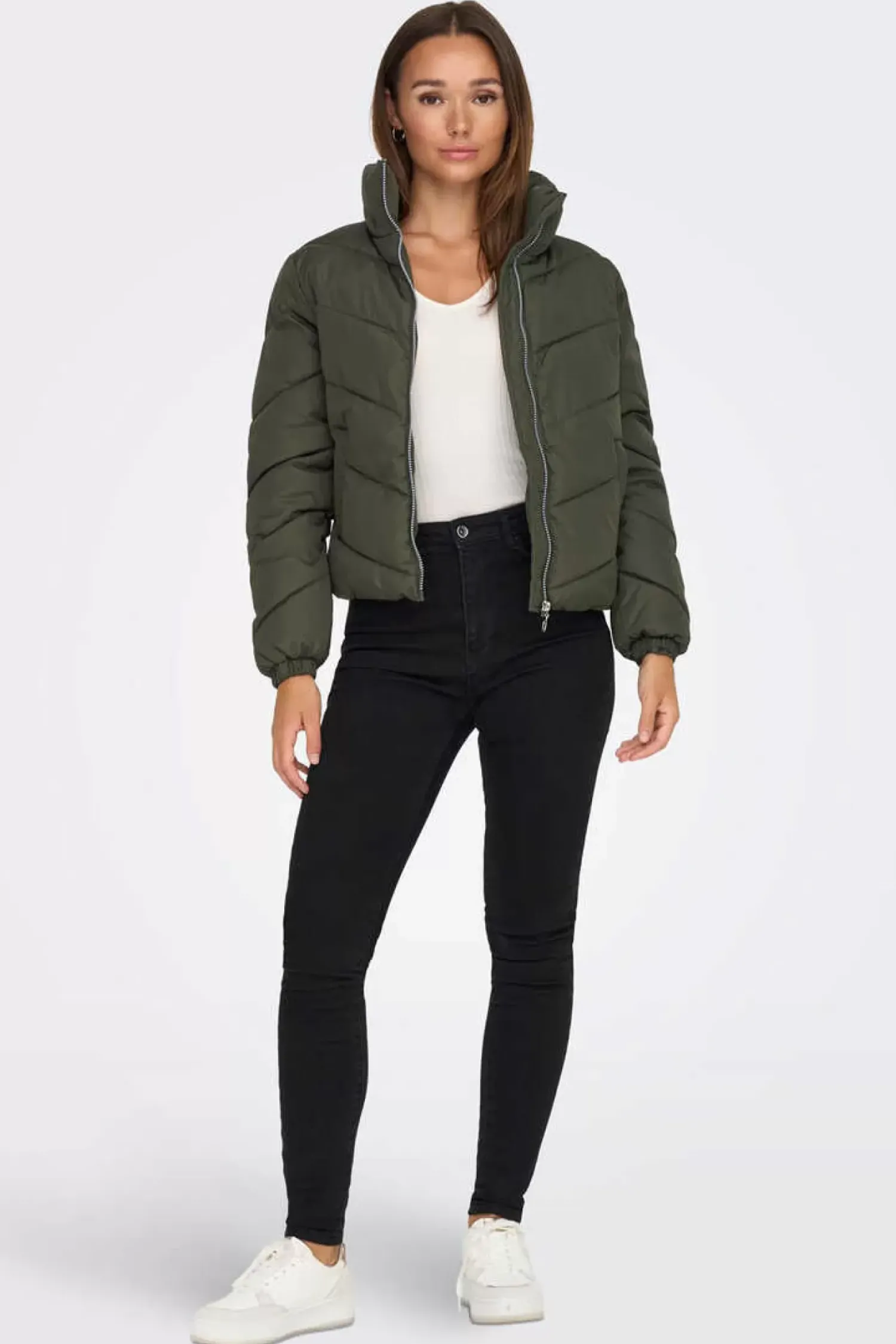 JDY Blusoes E Casacos-Casaco Curto Acolchoado