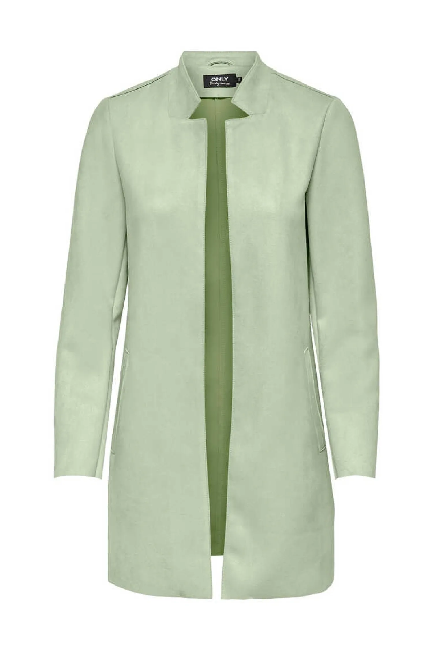 Only Blusoes E Casacos-Casaco De Camurca 3/4