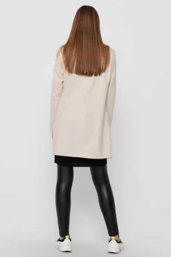 Only Blusoes E Casacos-Casaco De Camurca 3/4