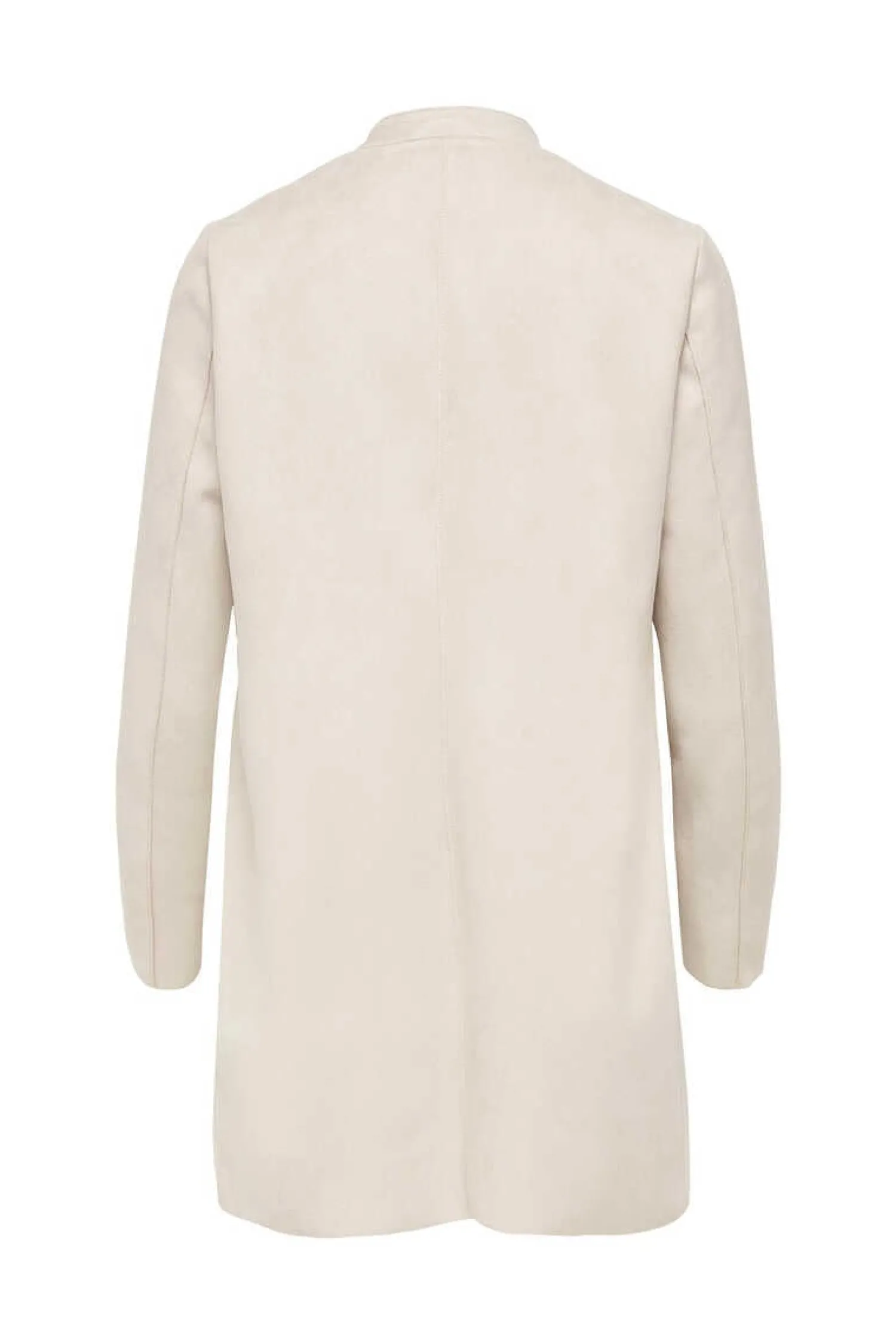 Only Blusoes E Casacos-Casaco De Camurca 3/4