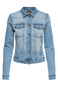 Only Blusoes E Casacos-Casaco De Ganga Curto