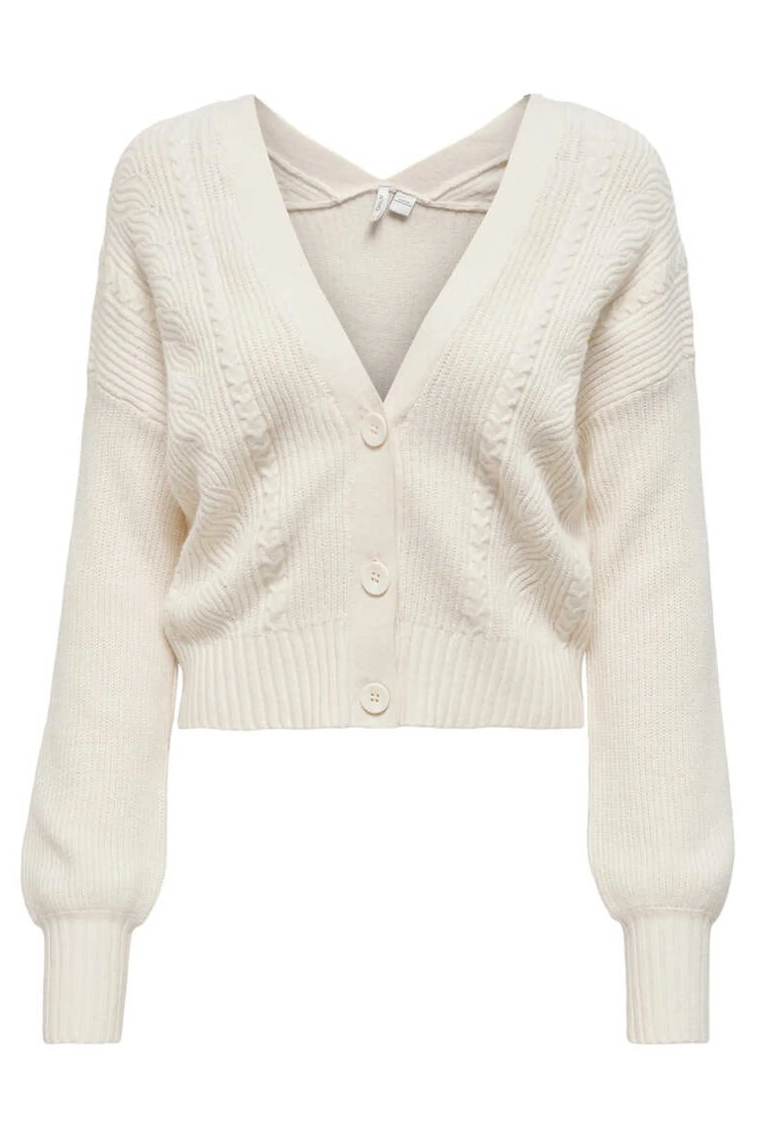 Only Sueteres E Cardigans-Casaco De Malha Botoes