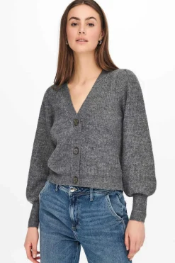 JDY Sueteres E Cardigans-Casaco De Malha Botoes