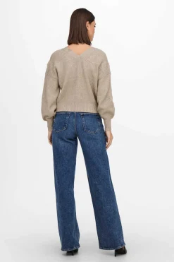 Only Sueteres E Cardigans-Casaco De Malha Botoes