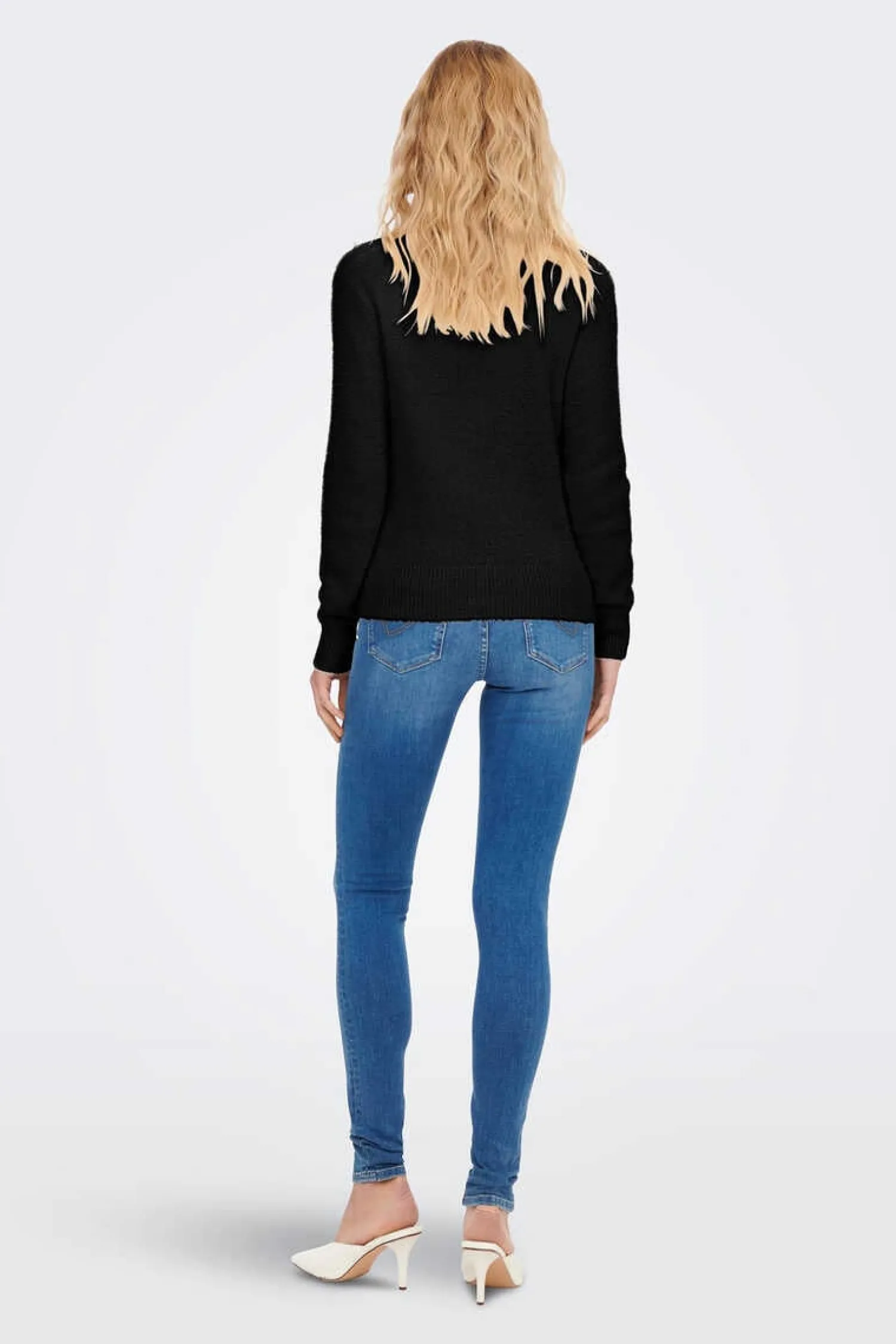 Only Sueteres E Cardigans-Casaco De Malha Canelada