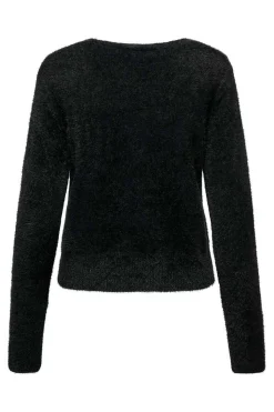 Only Sueteres E Cardigans-Casaco De Malha Canelada