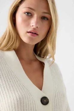 Inside Sueteres E Cardigans-Casaco De Malha Com Bolsos