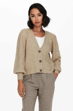 JDY Sueteres E Cardigans-Casaco De Malha Com Botoes