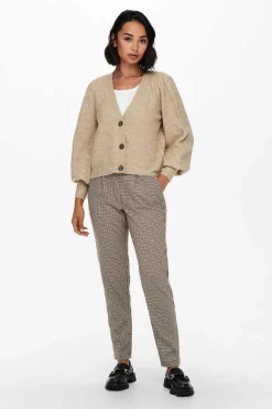 JDY Sueteres E Cardigans-Casaco De Malha Com Botoes