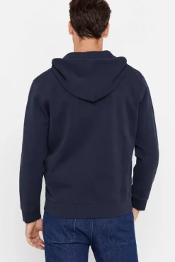 Cortefiel Casaco De Malha Com Capuz Azul Best