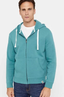 Cortefiel Casaco De Malha Com Capuz Verde