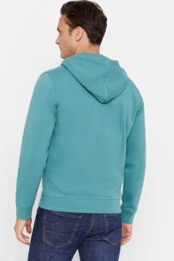 Cortefiel Casaco De Malha Com Capuz Verde