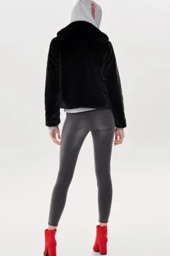 Only Blusoes E Casacos-Casaco De Pele