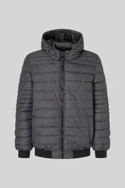 Pepe Jeans Casaco De Penas Acolchoado Jaspeado Cinza Online